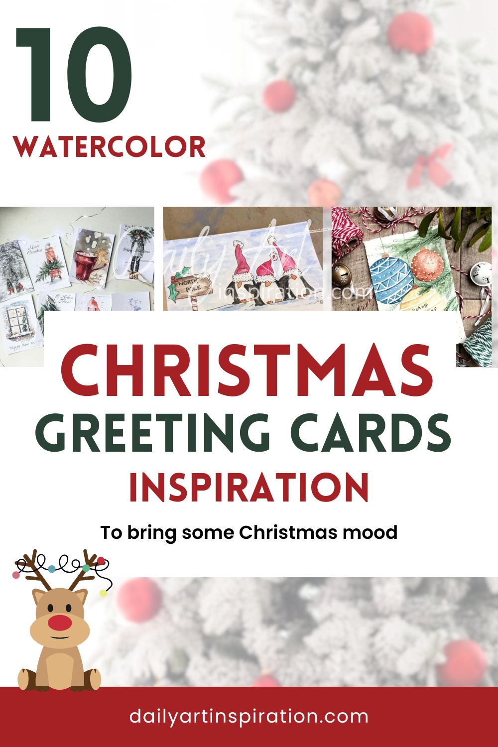 10-Watercolor-Christmas-card-ideas_pin_1 - 10 Watercolor Christmas card ideas - watercolor christmas card ideas, watercolor christmas card ideas simple, watercolor christmas card ideas handmade, christmas greeting cards, christmas postcards, christmas watercolor, handmade postcard, diy greeting card, diy watercolor christmas card ideas